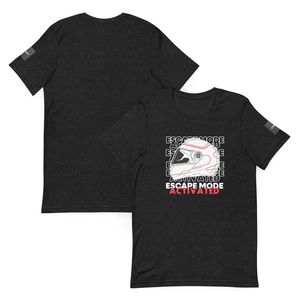 Escape Mode: Activated. Unisex Motorcycle T-Shirt