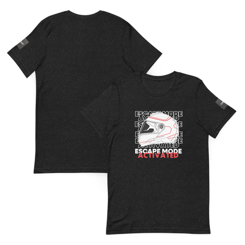 Escape Mode: Activated. Unisex Motorcycle T-Shirt