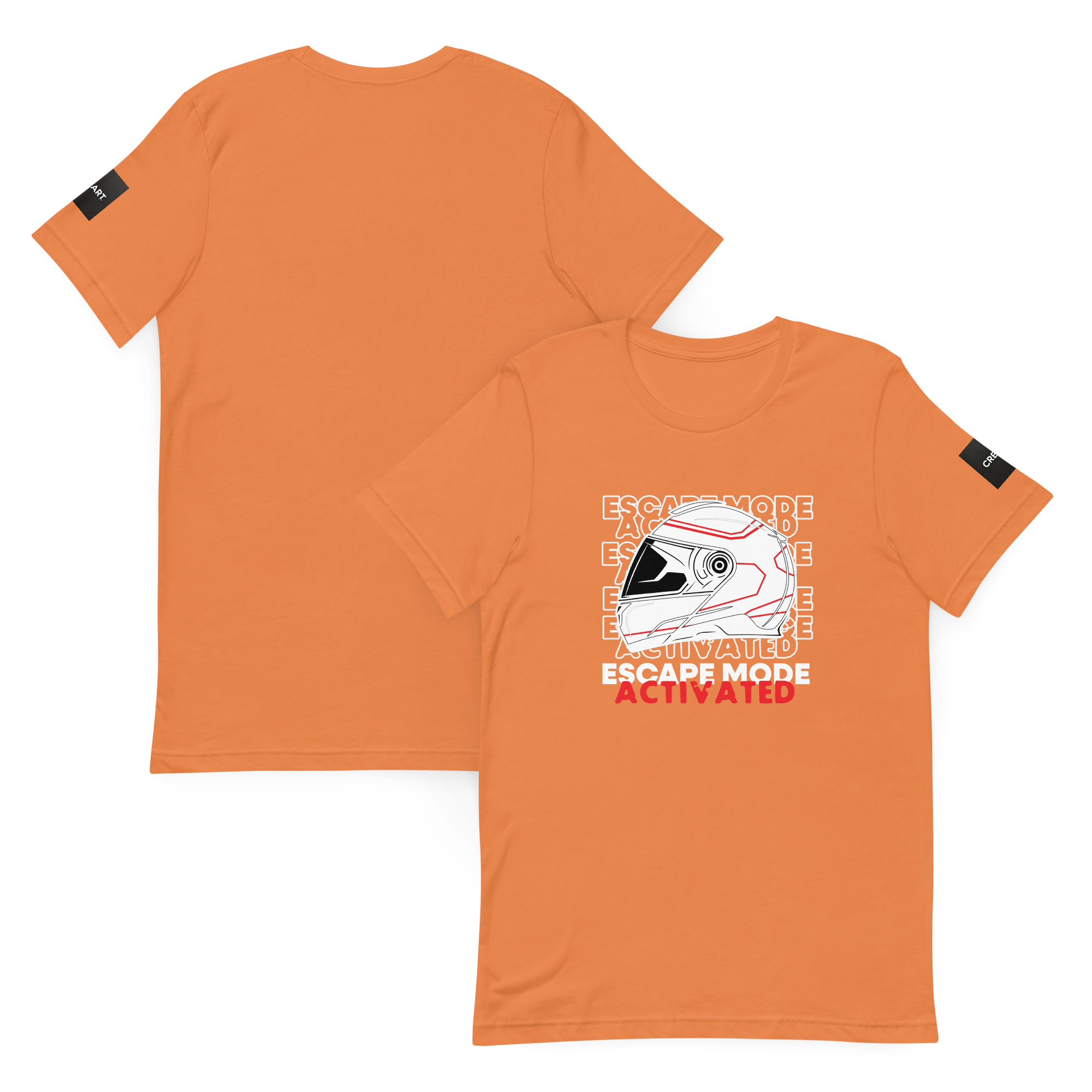 Escape Mode: Activated. Unisex Motorcycle T-Shirt