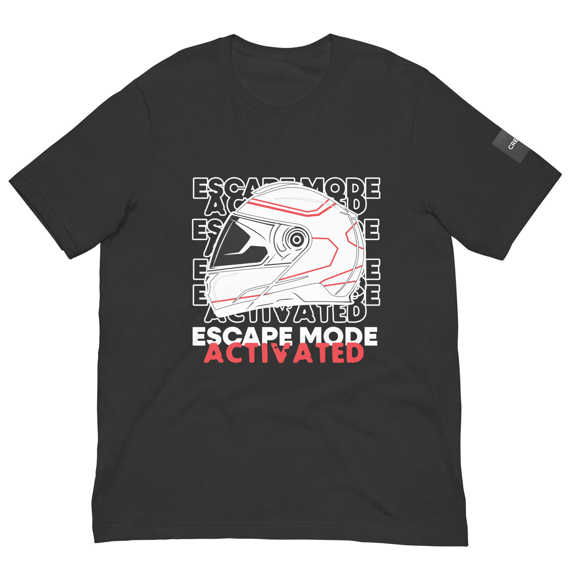 Escape Mode: Activated. Unisex Motorcycle T-Shirt