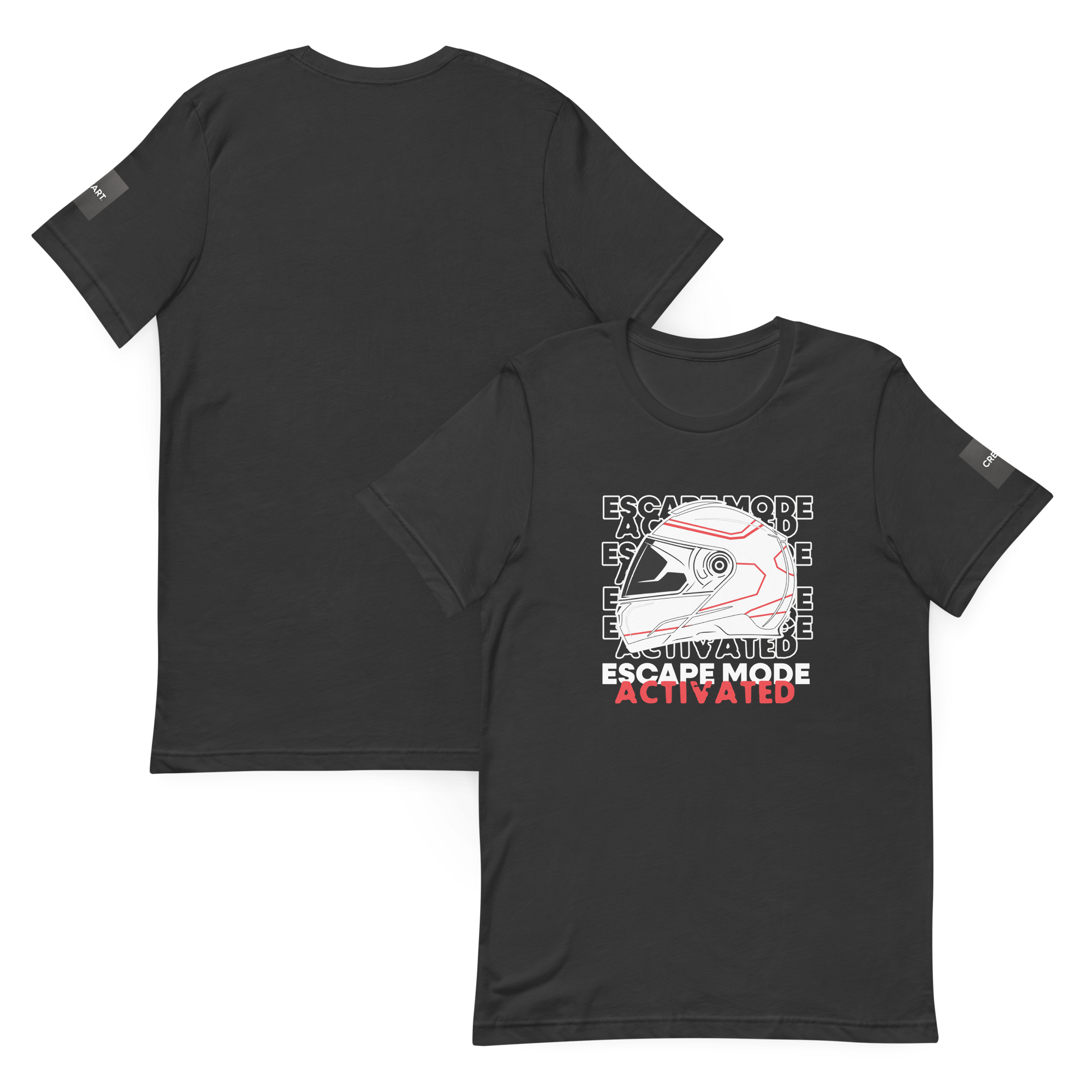 Escape Mode: Activated. Unisex Motorcycle T-Shirt