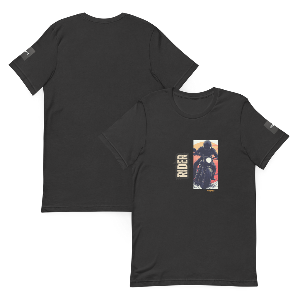 RIDER – Forged for the Fearless Unisex t-shirt