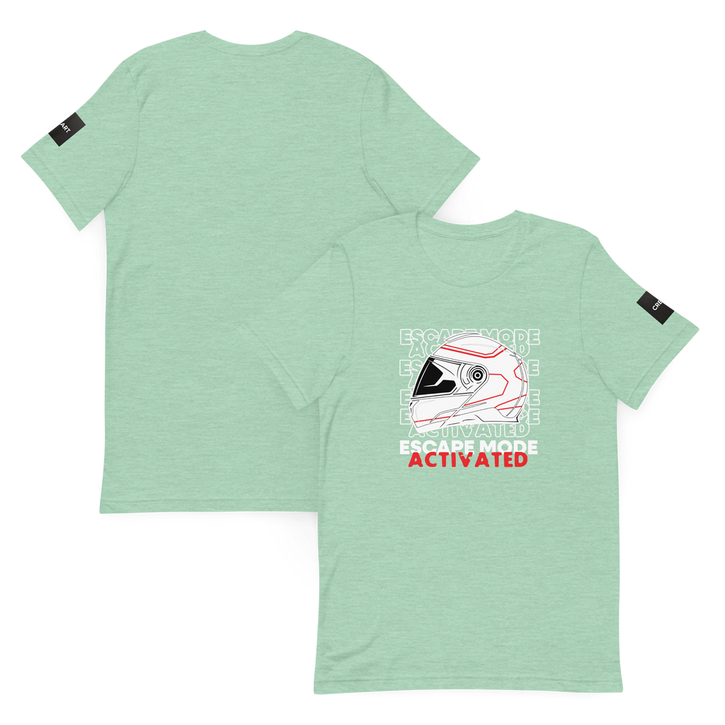 Escape Mode: Activated. Unisex Motorcycle T-Shirt